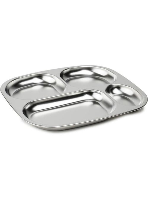 Plateau compartimenté - thermobaby - 4 compartiment - sans bpa - inox - Kiabi