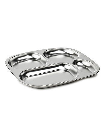 PLATEAU COMPARTIMENTE INOX