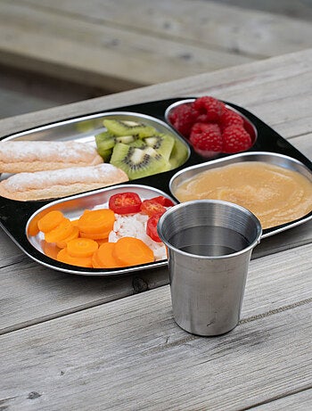 PLATEAU COMPARTIMENTE INOX