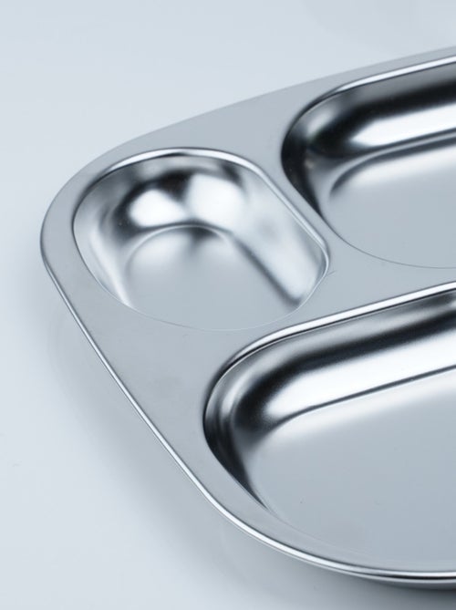 PLATEAU COMPARTIMENTE INOX - Kiabi