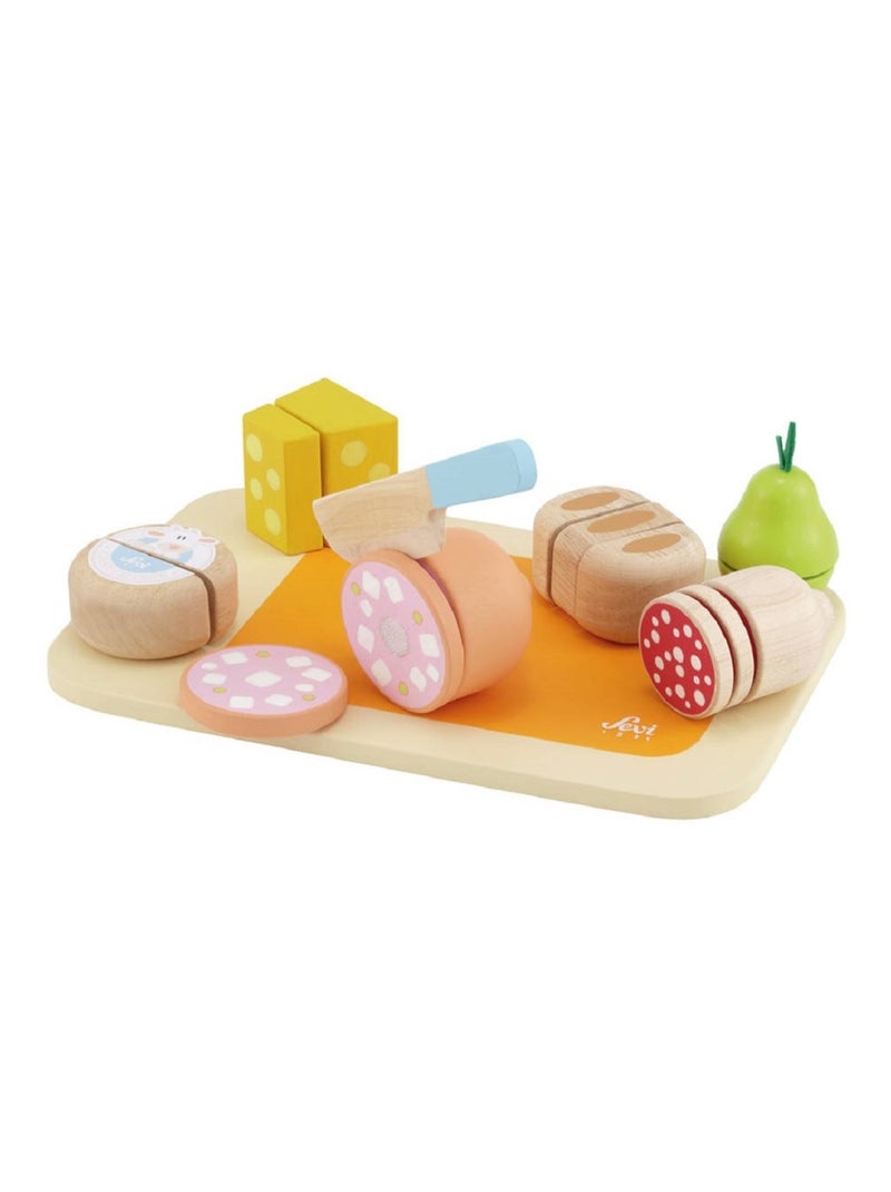 Plateau d'antipasti en bois Orange - Kiabi