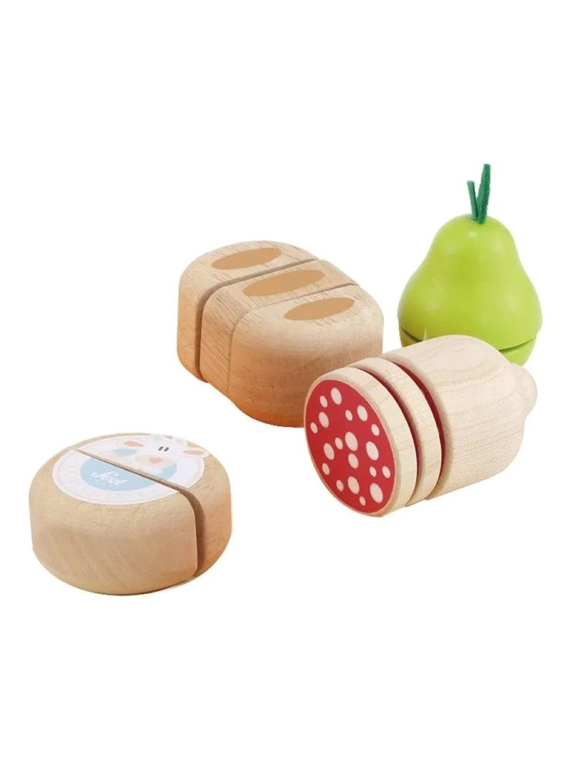 Plateau d'antipasti en bois Orange - Kiabi