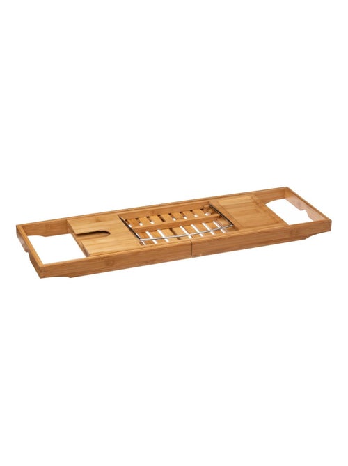 Plateau de baignoire extensible en bambou - Kiabi