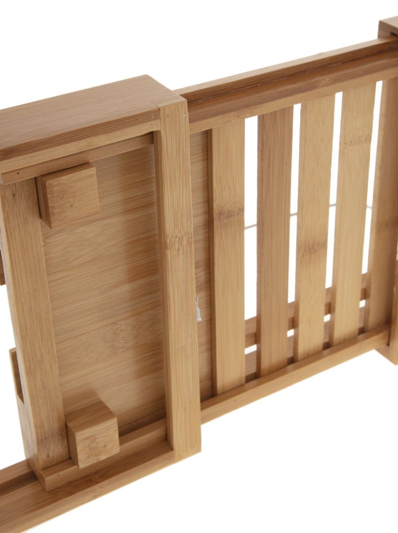 Plateau de baignoire extensible en bambou Marron - Kiabi