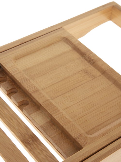 Plateau de baignoire extensible en bambou - Kiabi