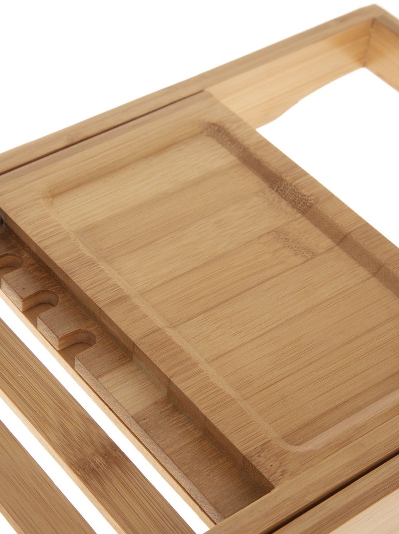 Plateau de baignoire extensible en bambou Marron - Kiabi