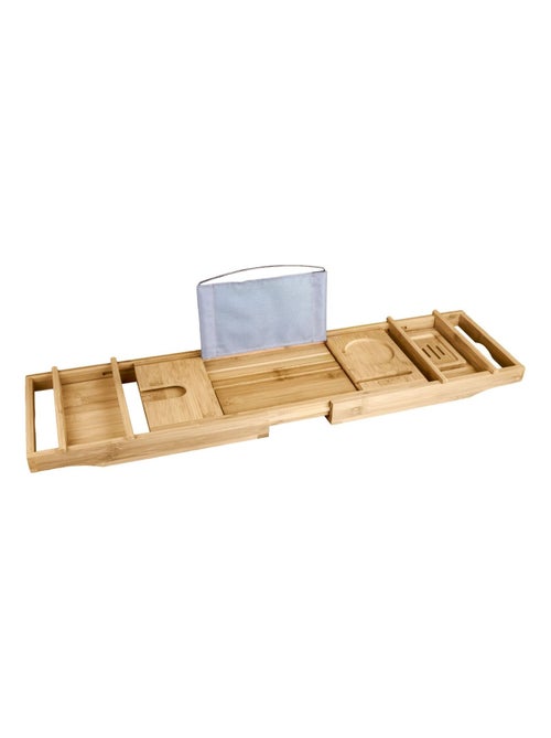 Plateau de baignoire extensible et modulable en bambou - Vivezen - Kiabi