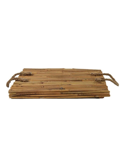 Plateau déco tiges de Bambou naturel - Kiabi