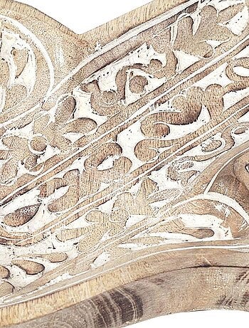 Plateau en bois exotique main de fatma