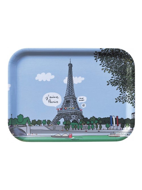Plateau En Bois Tour Eiffel - Kiabi