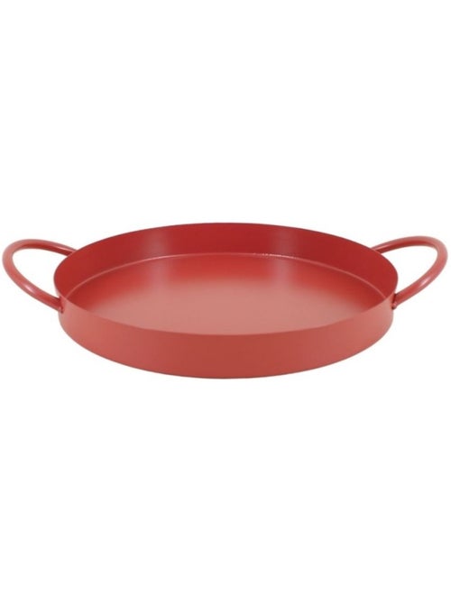Plateau en métal 2 poignées 25cm - Kiabi