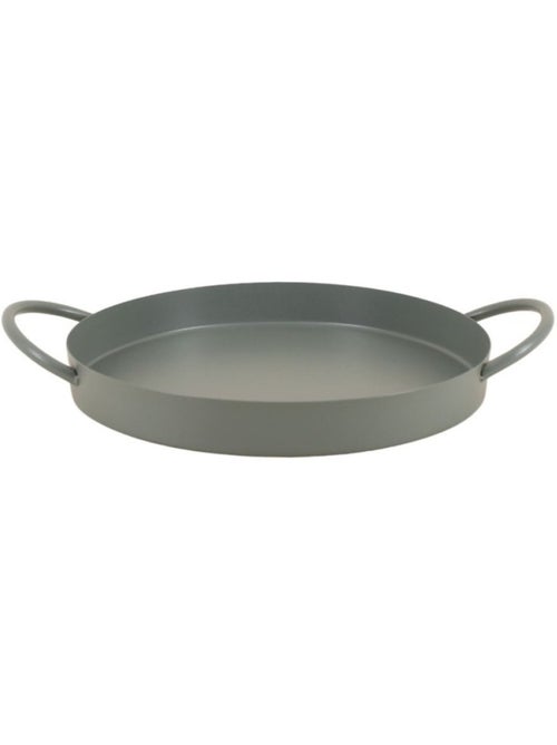 Plateau en métal 2 poignées 25cm - Kiabi
