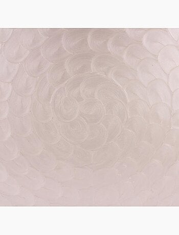 Plateau en métal doré aspect nacré 46cm