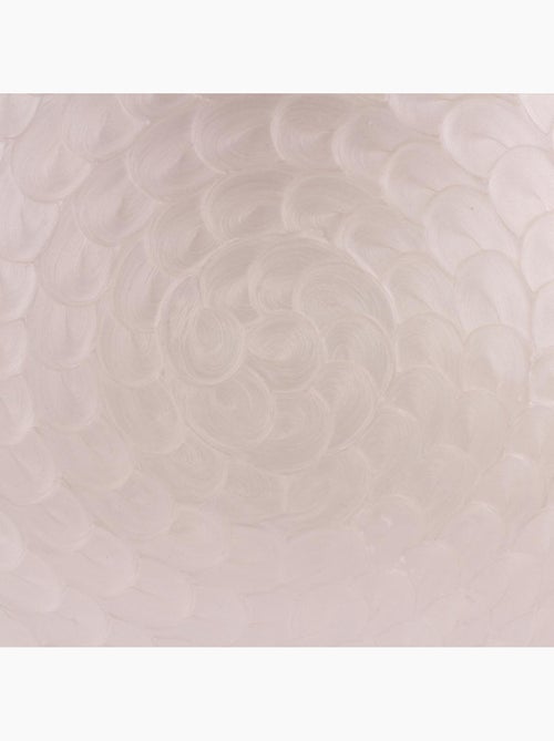 Plateau en métal doré aspect nacré 46cm - Kiabi