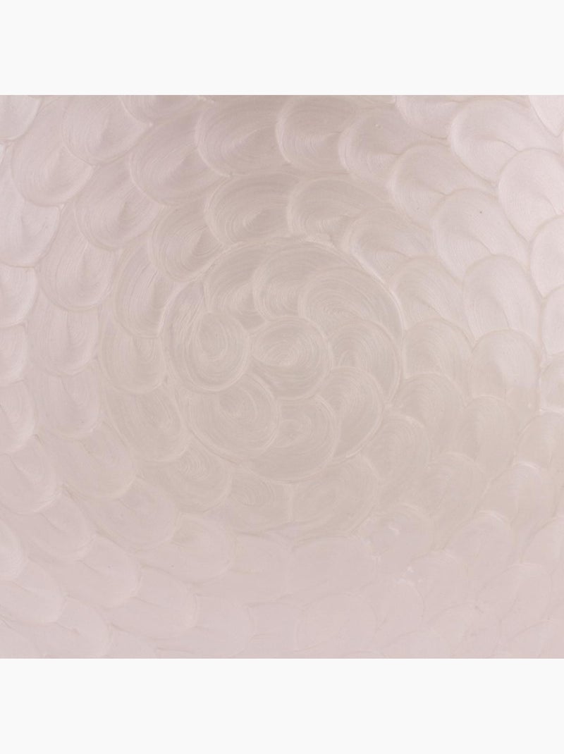 Plateau en métal doré aspect nacré 46cm Doré - Kiabi