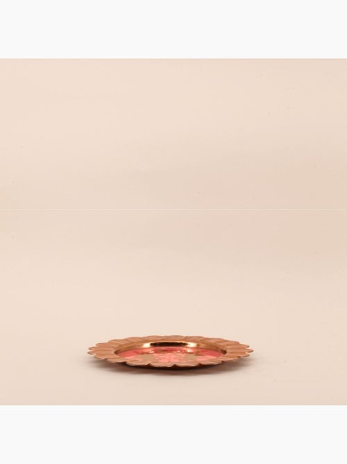 Plateau fantaisie en métal laqué Asian Fauna d22cm - Kiabi