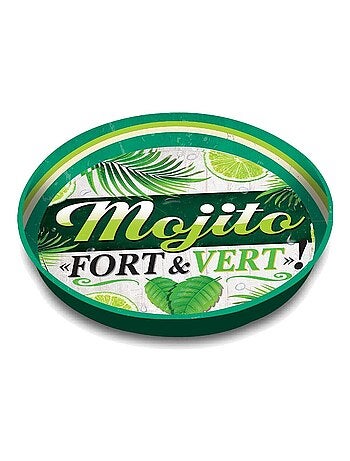 Plateau métallique Mojito