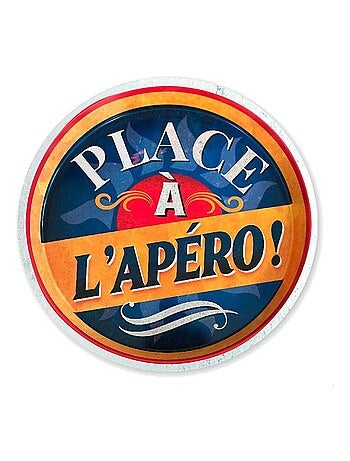 Plateau métallique Place à l'Apéro