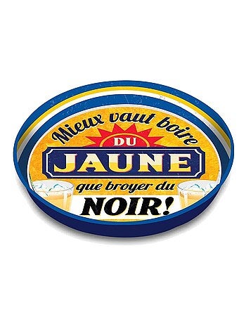 Plateau métallique rétro