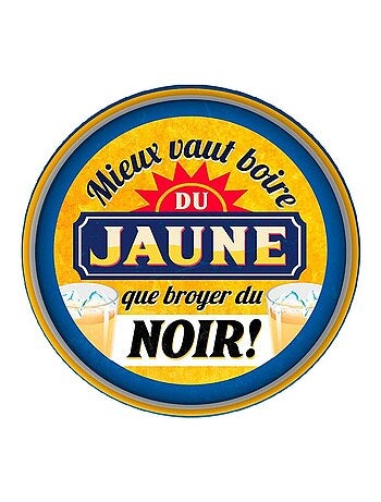 Plateau métallique rétro