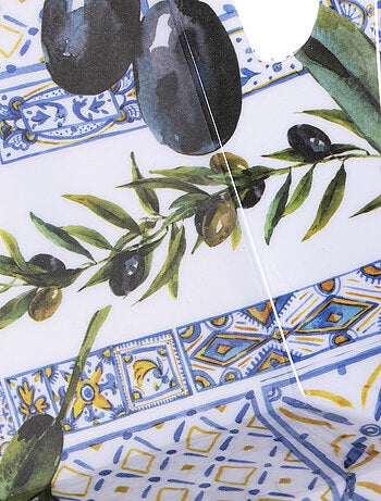 Plateau olives en mélamine avec poignées 35 cm