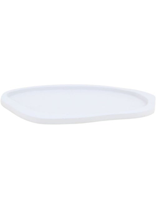 Plateau organique blanc 29x23cm - Kiabi