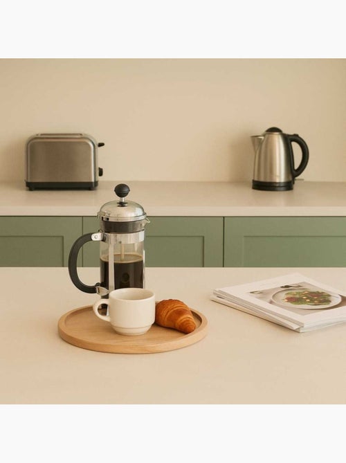 Plateau organique en bois 27x19cm - Kiabi