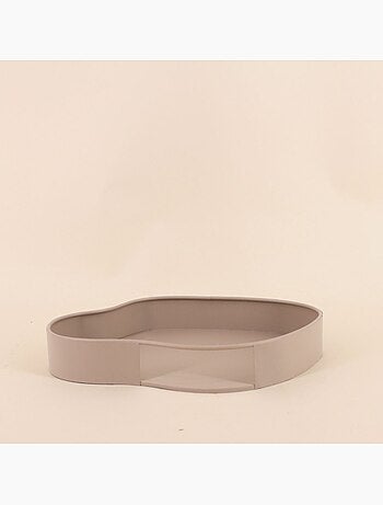 Plateau organique en métal 27cm