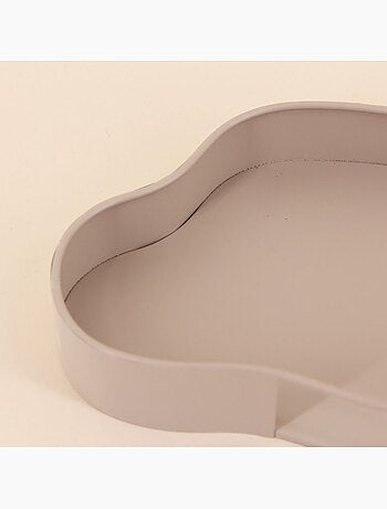 Plateau organique en métal 27cm