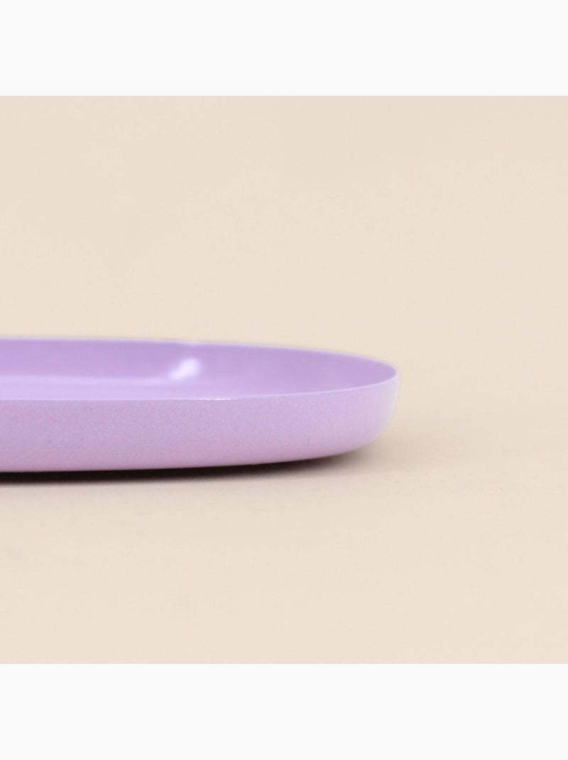 Plateau organique en métal violet 12cm Violet - Kiabi