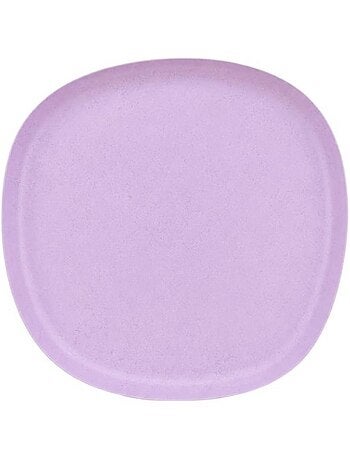 Plateau organique en m?tal violet 12cm