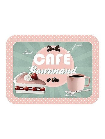 Plateau petit modèle en mélamine pause détente