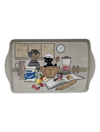 Plateau rectangulaire chaton patissier 38 cm