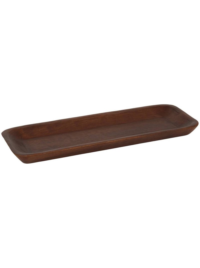 Plateau rectangulaire en manguier nyero Marron - Kiabi