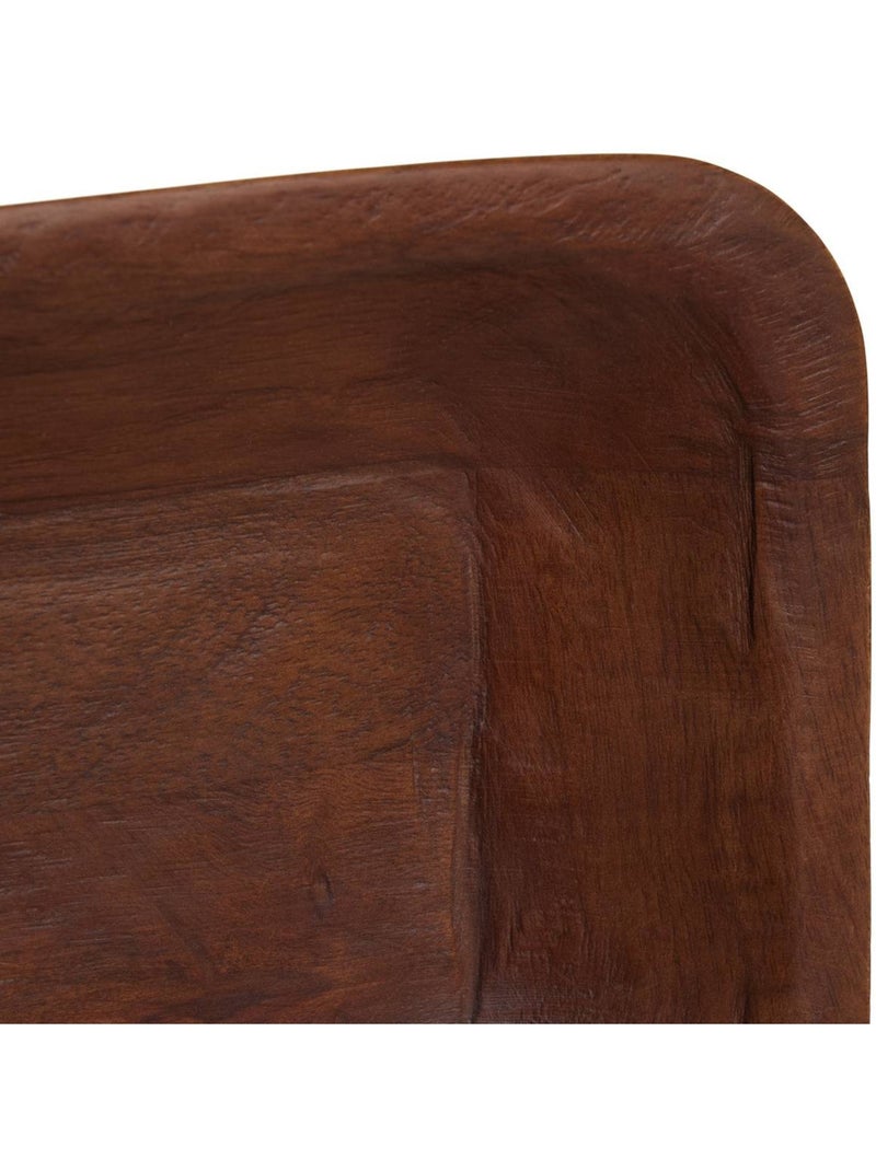 Plateau rectangulaire en manguier nyero Marron - Kiabi