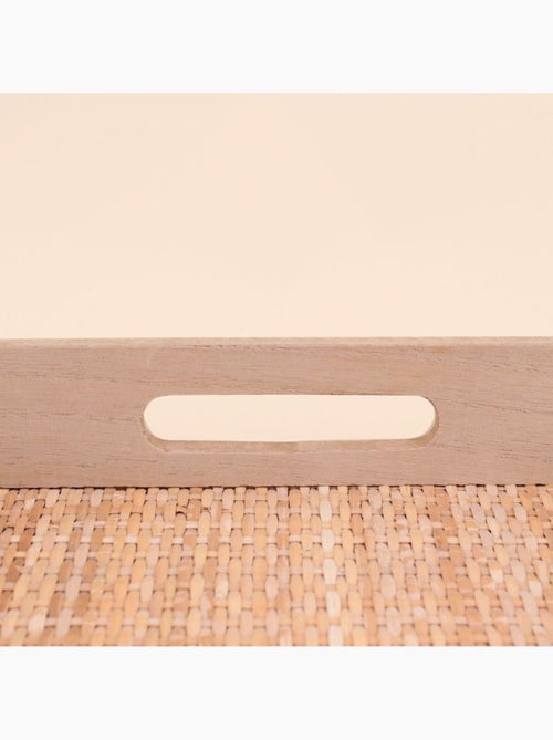 Plateau rectangulaire en rotin 30x40cm - Kiabi