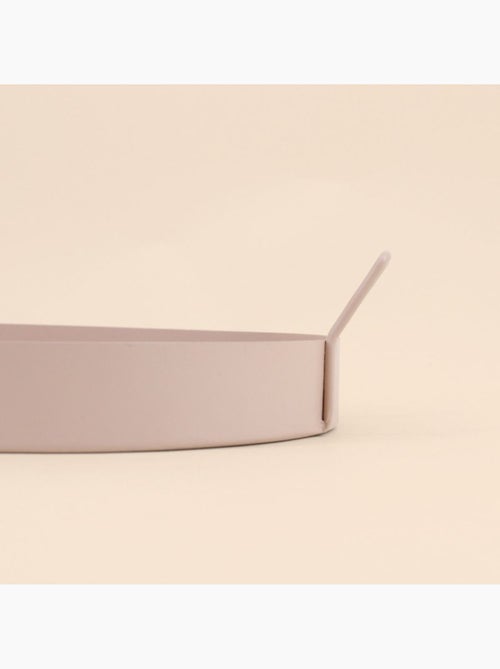 Plateau rond à motifs avec poignées 30cm - Kiabi