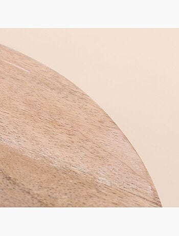 Plateau rond en bois sur pieds 30cm