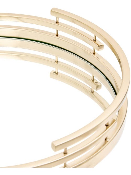 Plateau rond en métal et verre tayma - Kiabi Plateau rond en métal et verre tayma - Kiabi