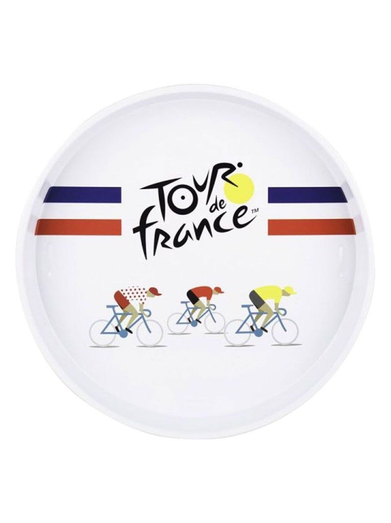 Plateau rond Tour de France Blanc - Kiabi
