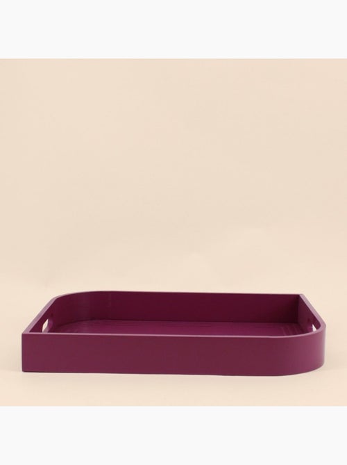 Plateau rose en bois 30x40cm - Kiabi