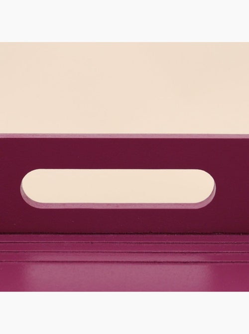 Plateau rose en bois 30x40cm - Kiabi
