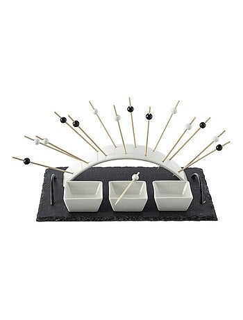 Plateau service aperitifs 5 pieces