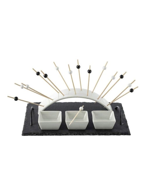 Plateau service aperitifs 5 pieces - Kiabi