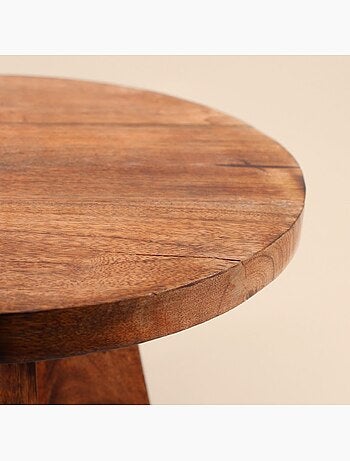 Plateau sur pied en bois 30cm