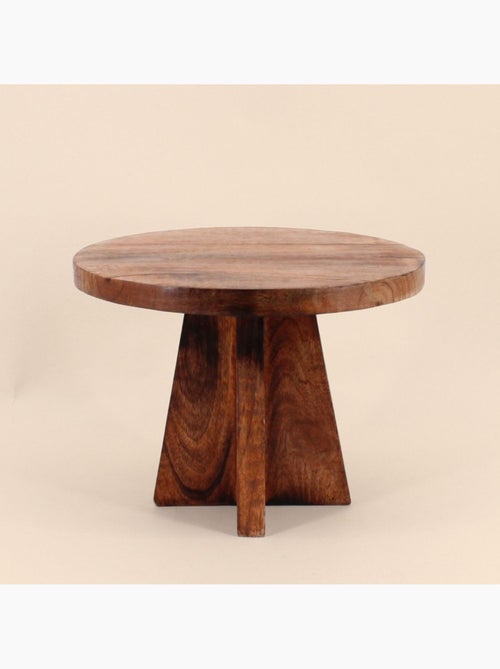 Plateau sur pied en bois 30cm - Kiabi
