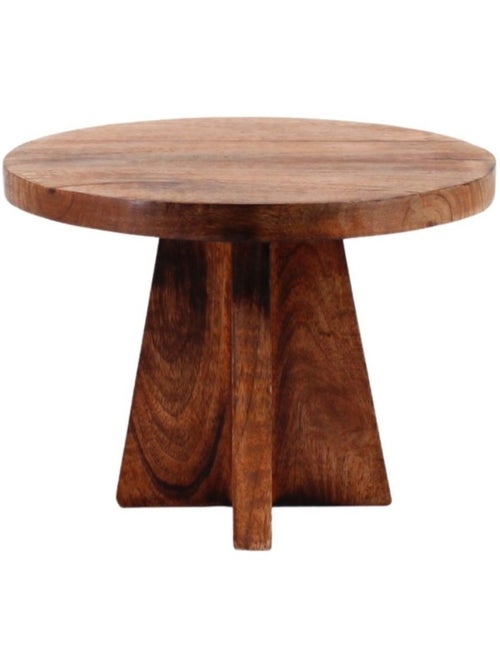 Plateau sur pied en bois 30cm - Kiabi