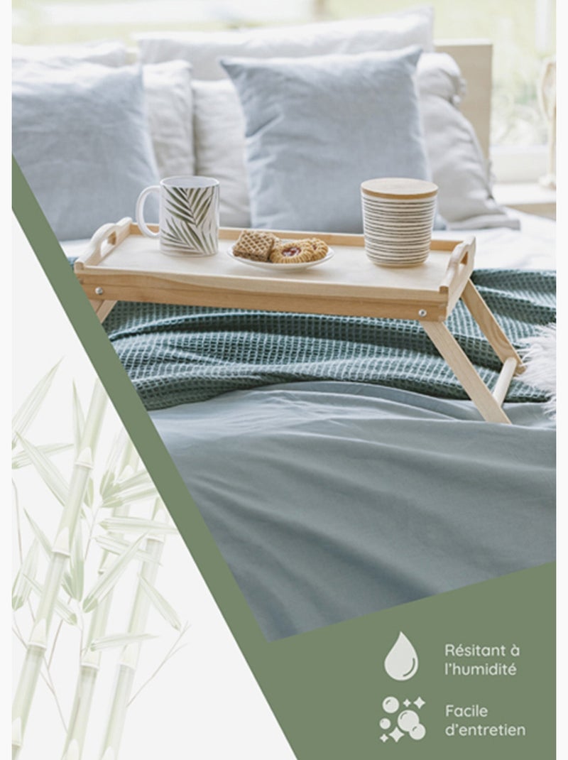 Plateau sur pieds petit déjeuner au lit - AFIBEL Beige - Kiabi