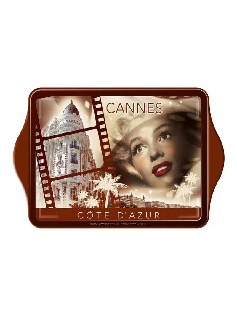 Plateau vide poche métallique Cannes Marron - Kiabi