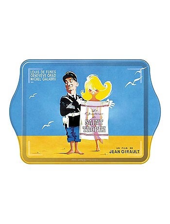 Plateau vide poche métallique gendarme